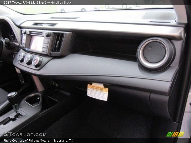 Silver Sky Metallic / Black 2017 Toyota RAV4 LE