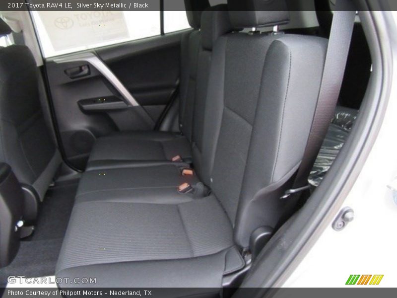 Silver Sky Metallic / Black 2017 Toyota RAV4 LE