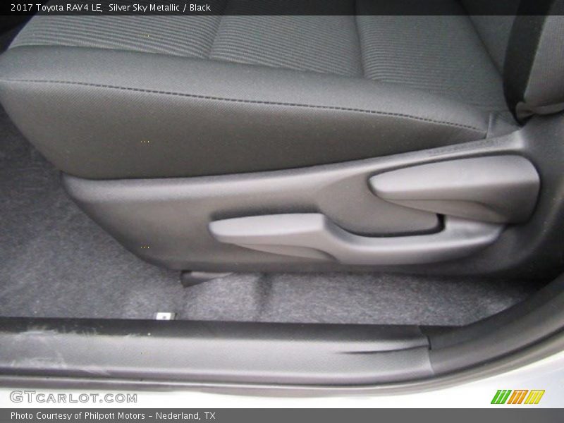 Silver Sky Metallic / Black 2017 Toyota RAV4 LE