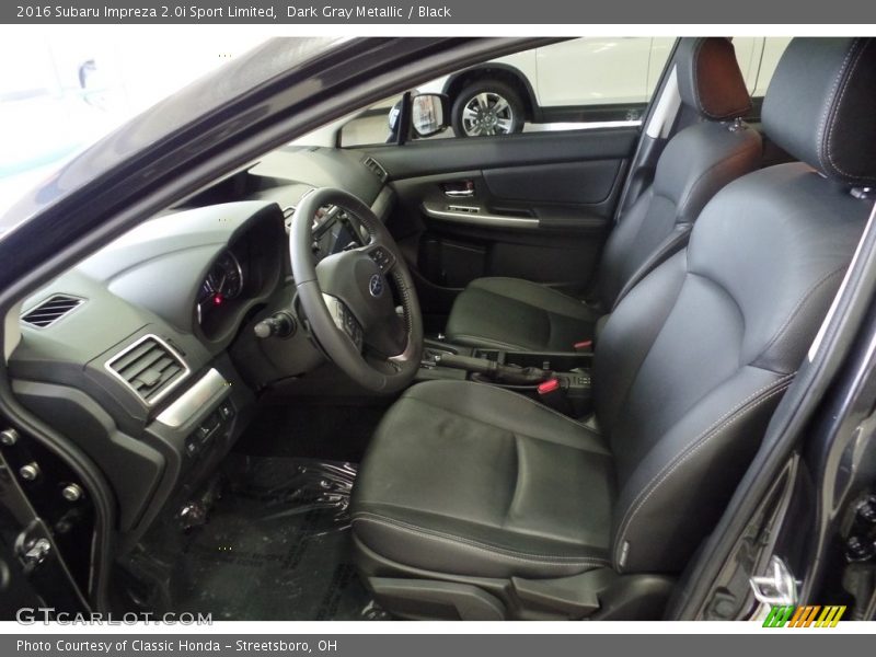 Dark Gray Metallic / Black 2016 Subaru Impreza 2.0i Sport Limited