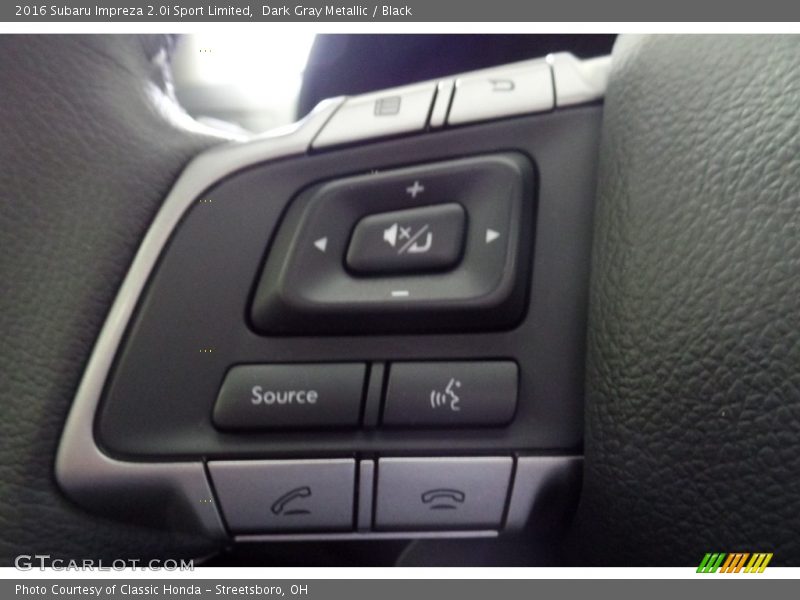Dark Gray Metallic / Black 2016 Subaru Impreza 2.0i Sport Limited