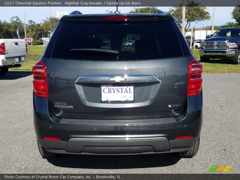 Nightfall Gray Metallic / Saddle Up/Jet Black 2017 Chevrolet Equinox Premier