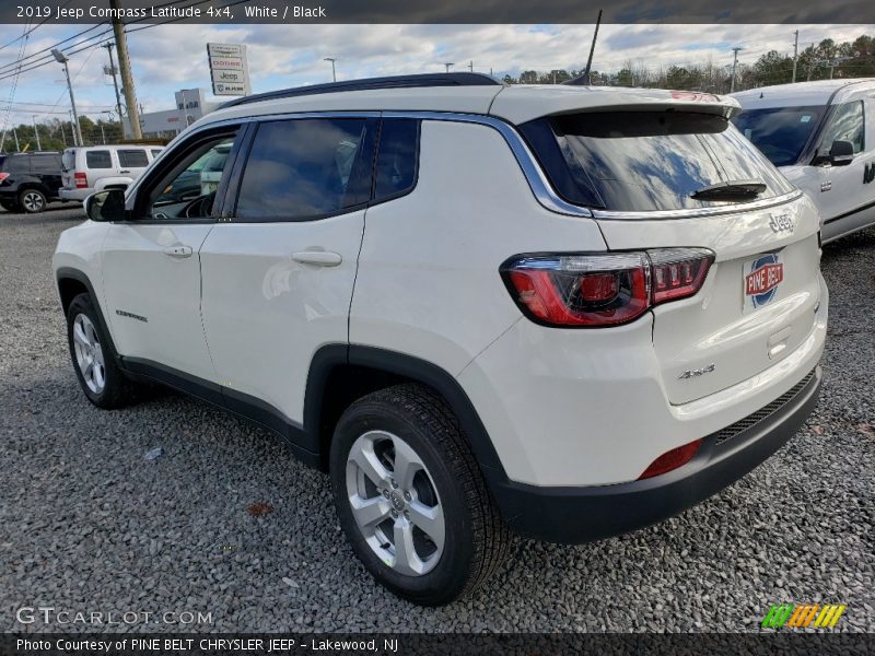 White / Black 2019 Jeep Compass Latitude 4x4