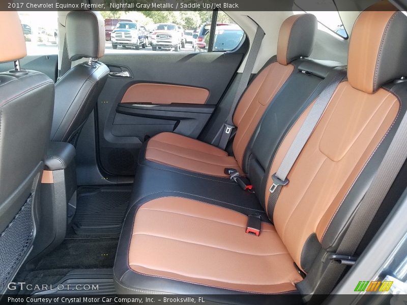 Nightfall Gray Metallic / Saddle Up/Jet Black 2017 Chevrolet Equinox Premier