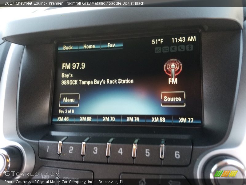 Nightfall Gray Metallic / Saddle Up/Jet Black 2017 Chevrolet Equinox Premier