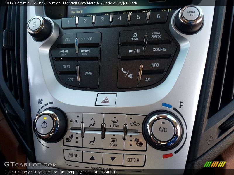 Nightfall Gray Metallic / Saddle Up/Jet Black 2017 Chevrolet Equinox Premier