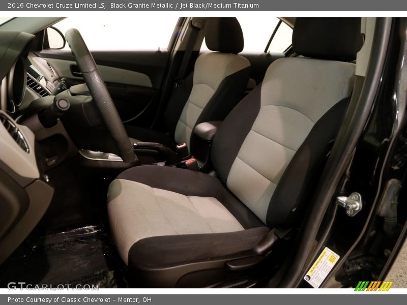 Black Granite Metallic / Jet Black/Medium Titanium 2016 Chevrolet Cruze Limited LS