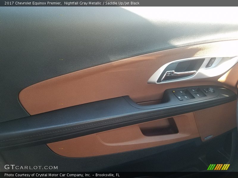 Nightfall Gray Metallic / Saddle Up/Jet Black 2017 Chevrolet Equinox Premier
