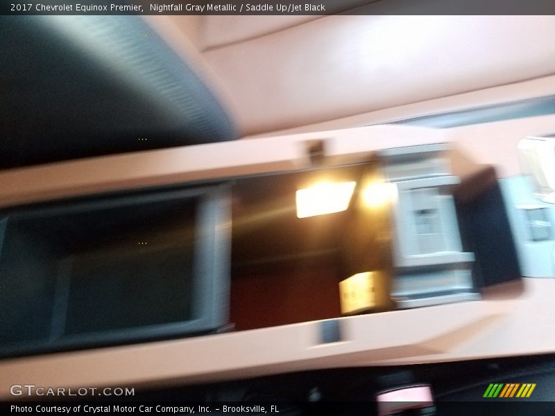 Nightfall Gray Metallic / Saddle Up/Jet Black 2017 Chevrolet Equinox Premier
