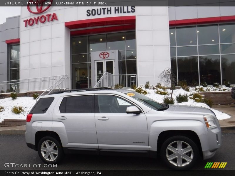 Quicksilver Metallic / Jet Black 2011 GMC Terrain SLT AWD
