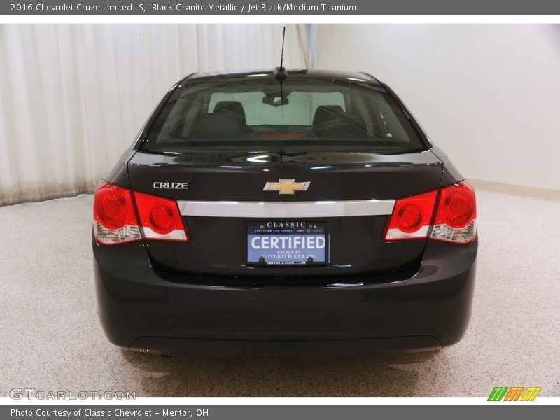 Black Granite Metallic / Jet Black/Medium Titanium 2016 Chevrolet Cruze Limited LS
