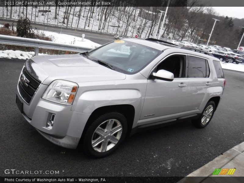 Quicksilver Metallic / Jet Black 2011 GMC Terrain SLT AWD