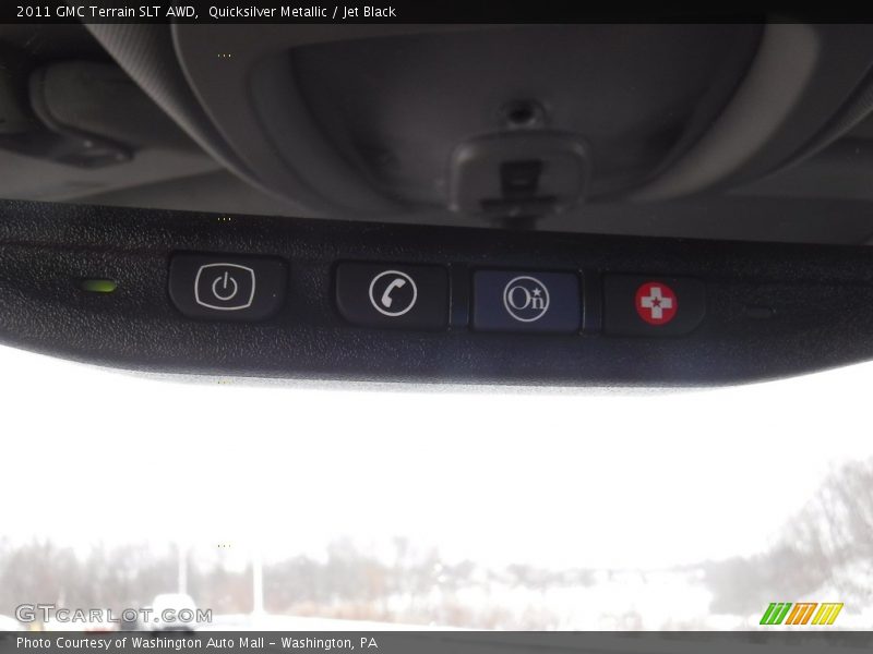 Quicksilver Metallic / Jet Black 2011 GMC Terrain SLT AWD