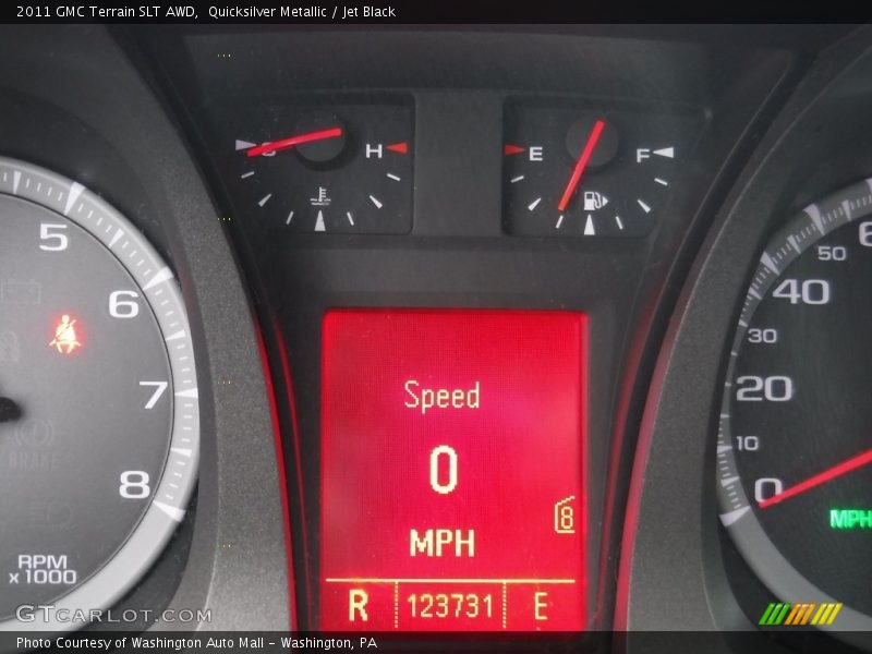 Quicksilver Metallic / Jet Black 2011 GMC Terrain SLT AWD