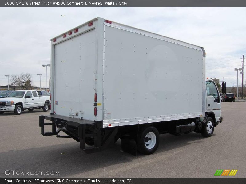 White / Gray 2006 GMC W Series Truck W4500 Commercial Moving
