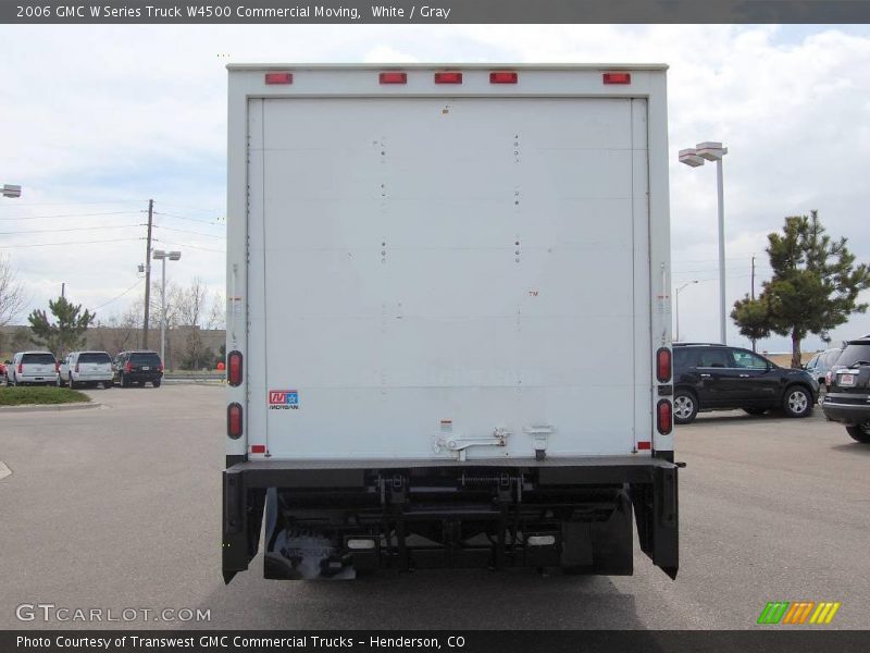 White / Gray 2006 GMC W Series Truck W4500 Commercial Moving