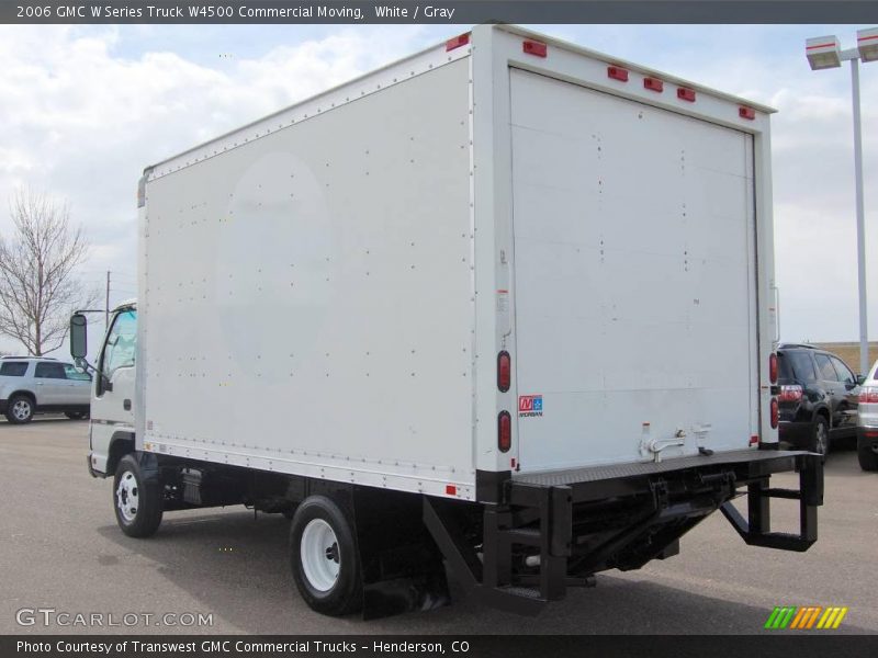 White / Gray 2006 GMC W Series Truck W4500 Commercial Moving