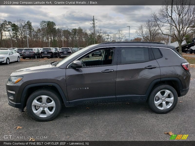 Granite Crystal Metallic / Black 2019 Jeep Compass Latitude 4x4