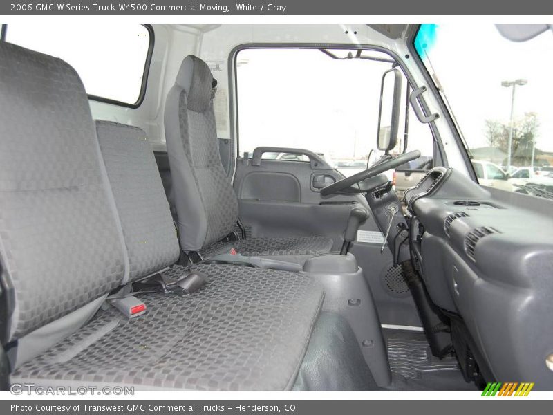 White / Gray 2006 GMC W Series Truck W4500 Commercial Moving