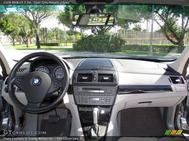 Silver Grey Metallic / Grey 2008 BMW X3 3.0si