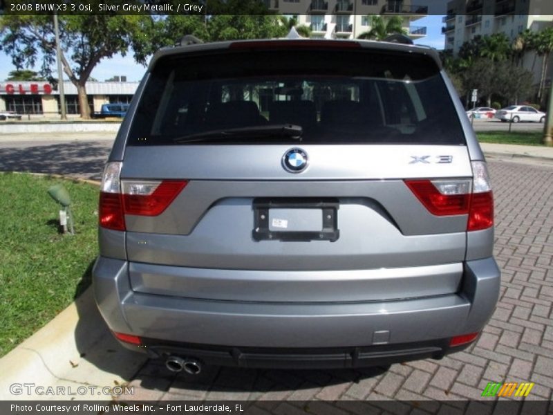 Silver Grey Metallic / Grey 2008 BMW X3 3.0si