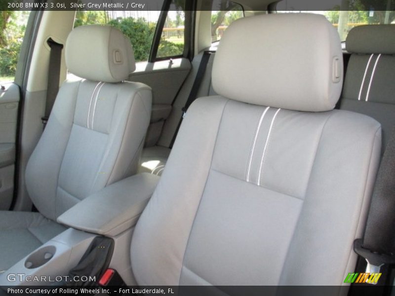 Silver Grey Metallic / Grey 2008 BMW X3 3.0si