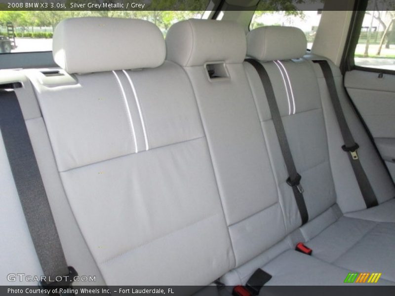 Silver Grey Metallic / Grey 2008 BMW X3 3.0si