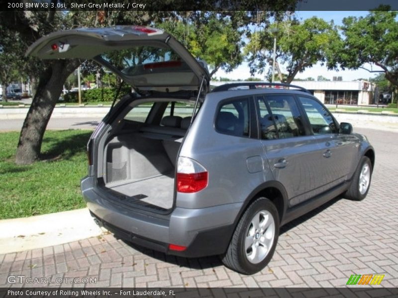 Silver Grey Metallic / Grey 2008 BMW X3 3.0si