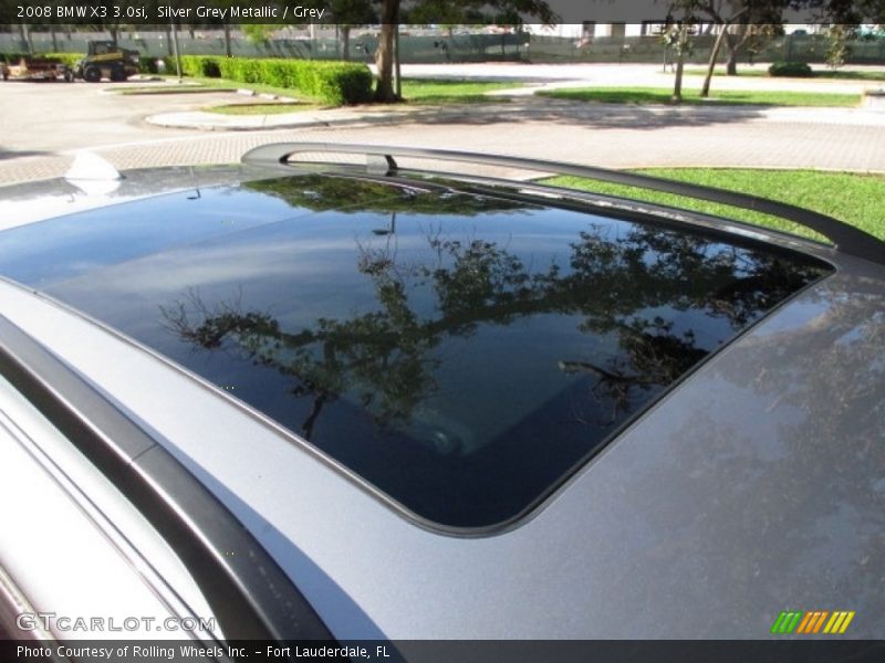 Silver Grey Metallic / Grey 2008 BMW X3 3.0si