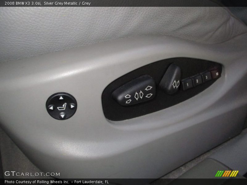 Silver Grey Metallic / Grey 2008 BMW X3 3.0si