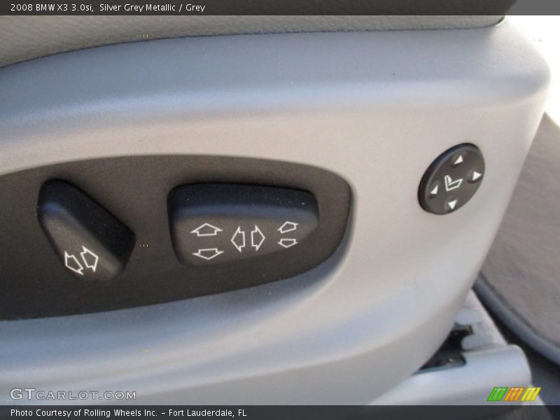 Silver Grey Metallic / Grey 2008 BMW X3 3.0si