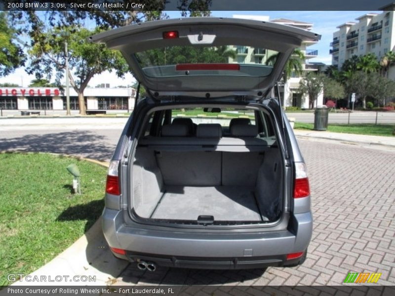 Silver Grey Metallic / Grey 2008 BMW X3 3.0si