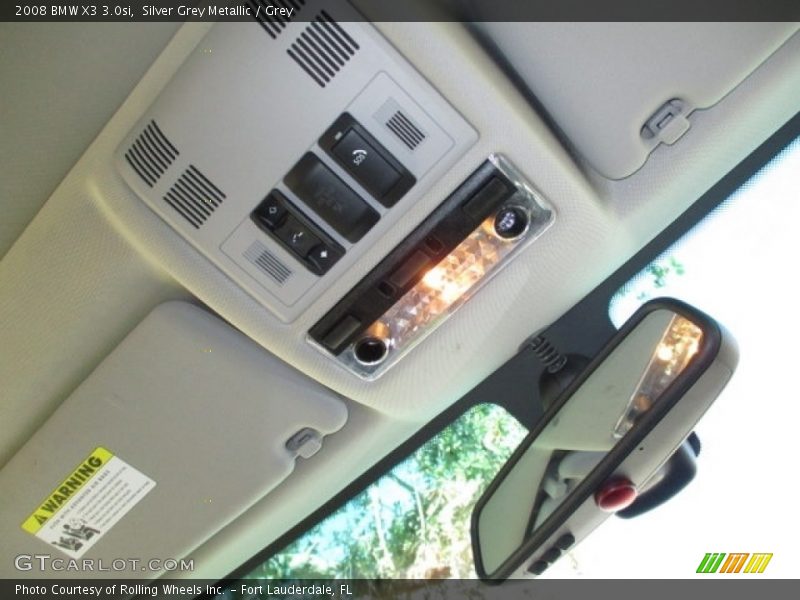 Silver Grey Metallic / Grey 2008 BMW X3 3.0si