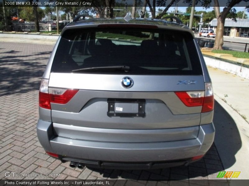 Silver Grey Metallic / Grey 2008 BMW X3 3.0si