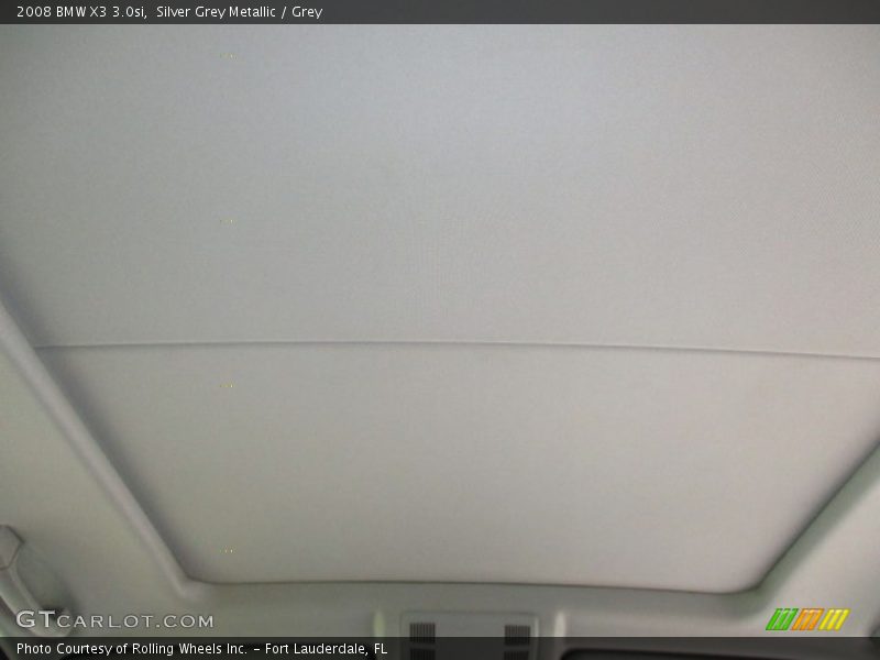 Silver Grey Metallic / Grey 2008 BMW X3 3.0si