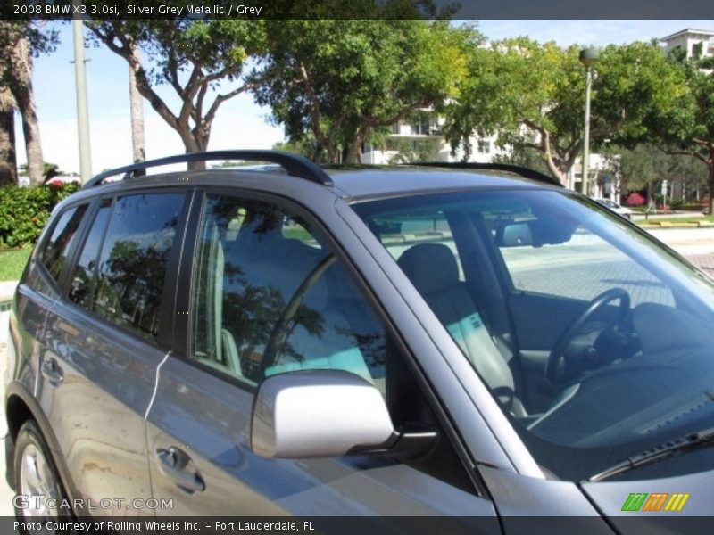 Silver Grey Metallic / Grey 2008 BMW X3 3.0si