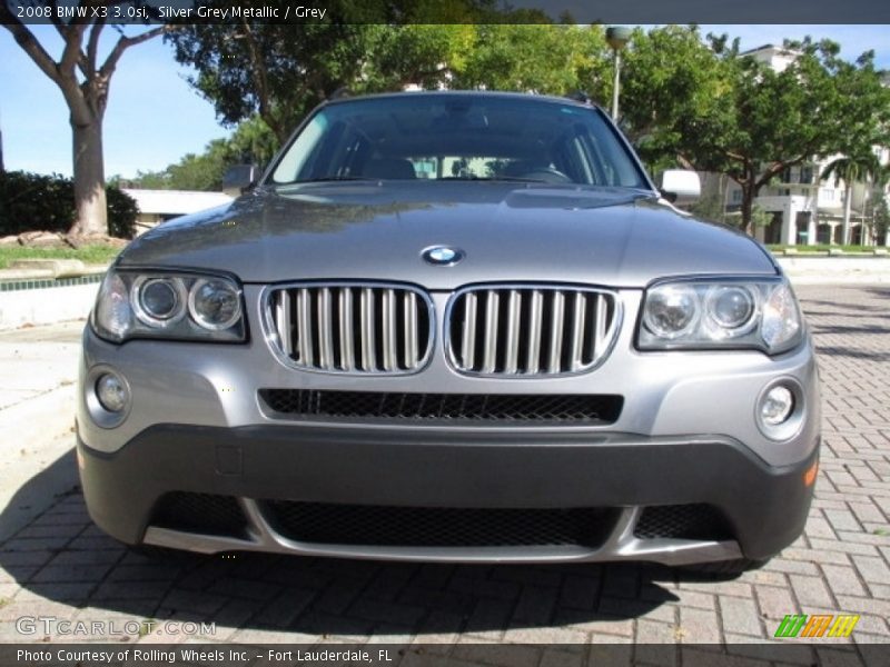Silver Grey Metallic / Grey 2008 BMW X3 3.0si