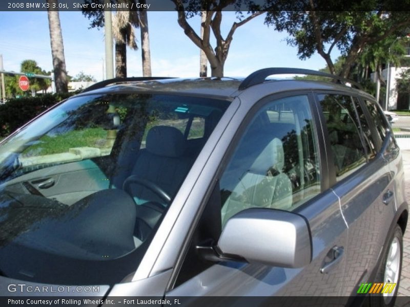Silver Grey Metallic / Grey 2008 BMW X3 3.0si