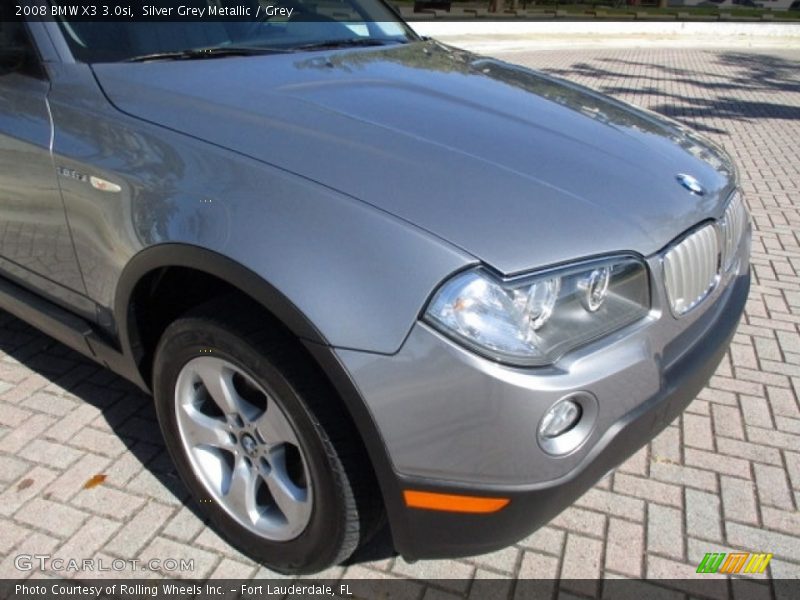 Silver Grey Metallic / Grey 2008 BMW X3 3.0si