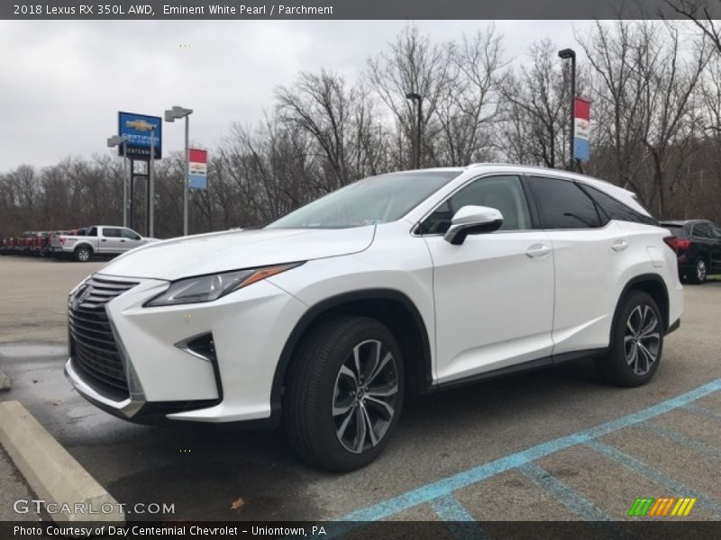 Eminent White Pearl / Parchment 2018 Lexus RX 350L AWD