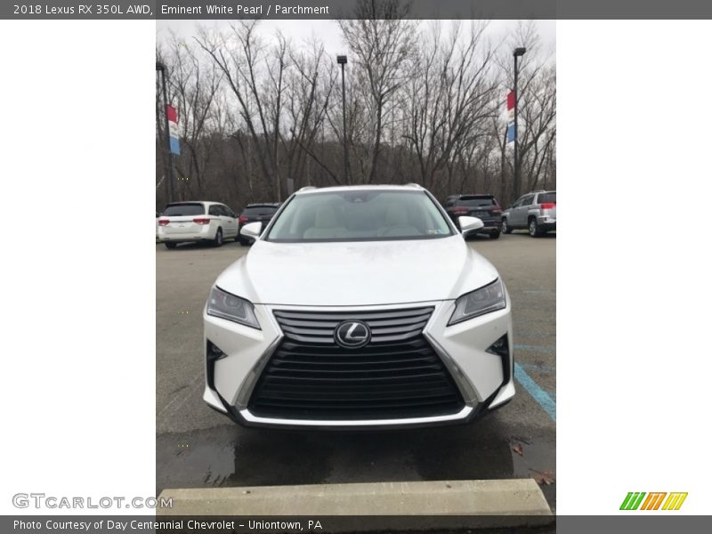 Eminent White Pearl / Parchment 2018 Lexus RX 350L AWD