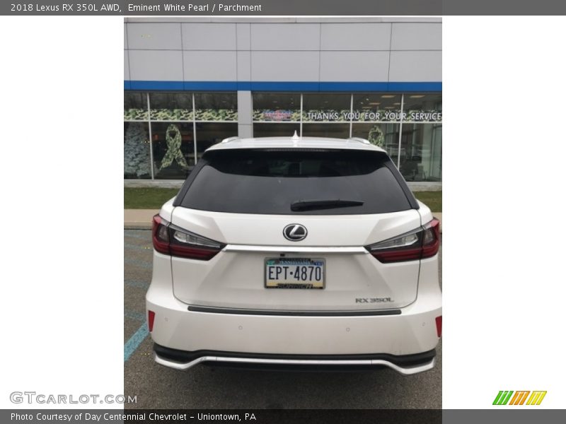 Eminent White Pearl / Parchment 2018 Lexus RX 350L AWD
