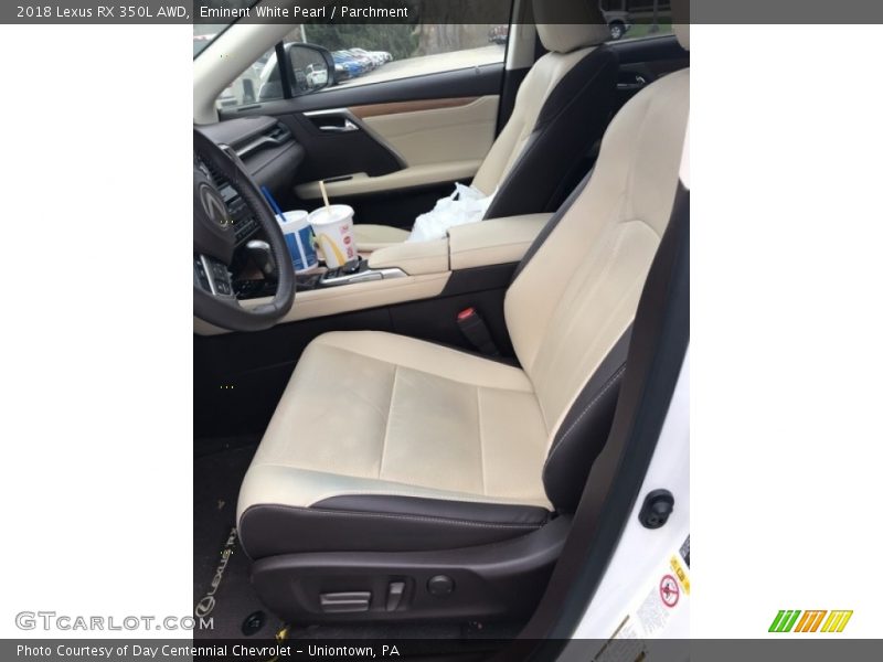 Eminent White Pearl / Parchment 2018 Lexus RX 350L AWD