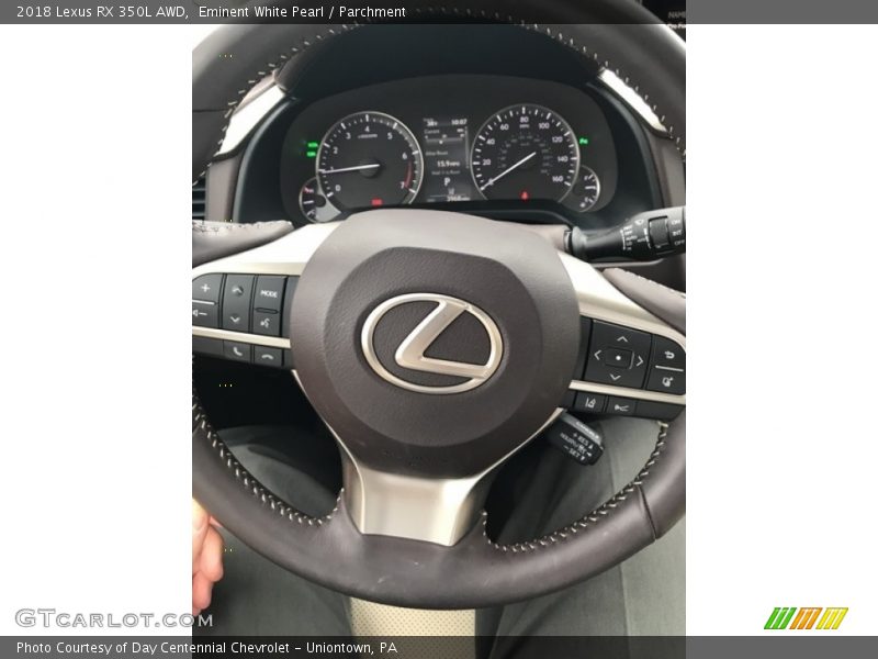 Eminent White Pearl / Parchment 2018 Lexus RX 350L AWD