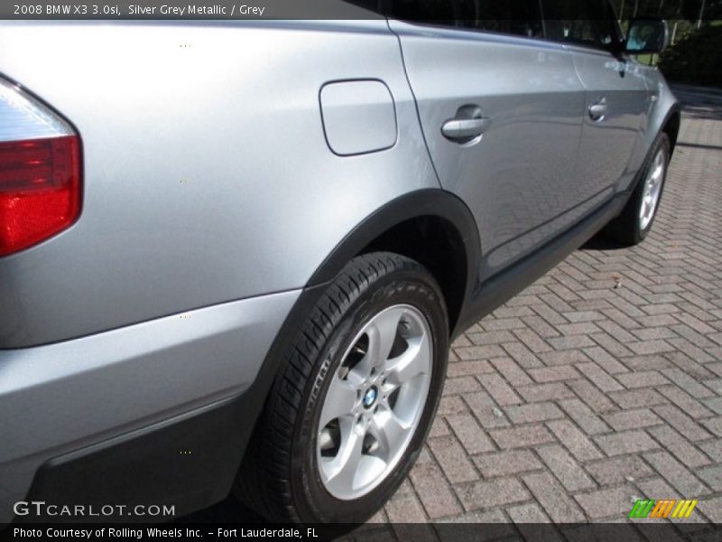 Silver Grey Metallic / Grey 2008 BMW X3 3.0si