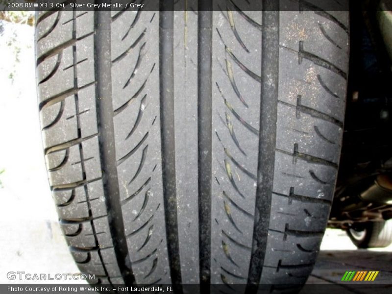 Silver Grey Metallic / Grey 2008 BMW X3 3.0si