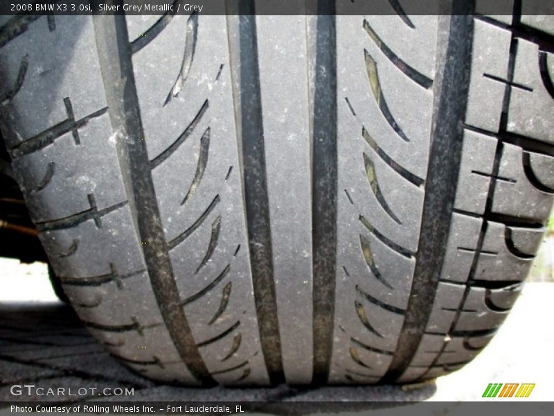 Silver Grey Metallic / Grey 2008 BMW X3 3.0si