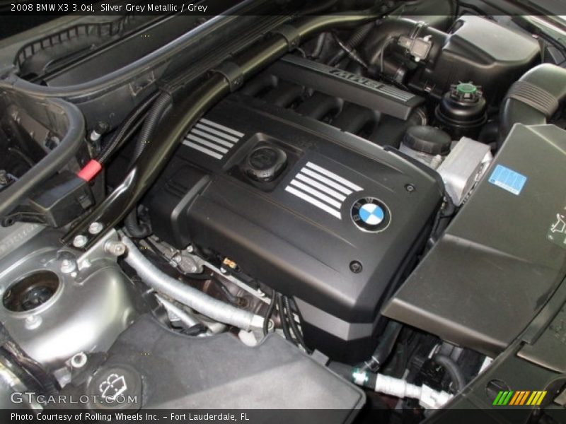 Silver Grey Metallic / Grey 2008 BMW X3 3.0si