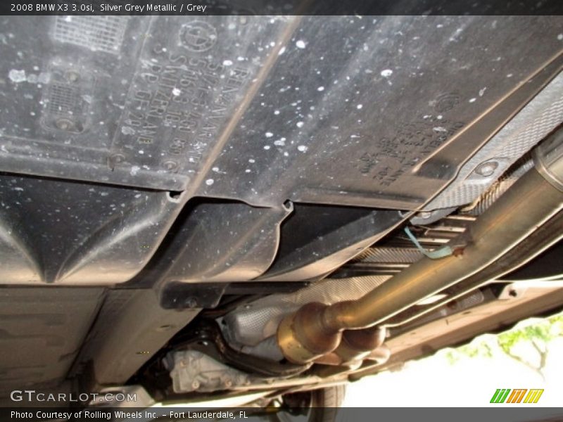 Silver Grey Metallic / Grey 2008 BMW X3 3.0si