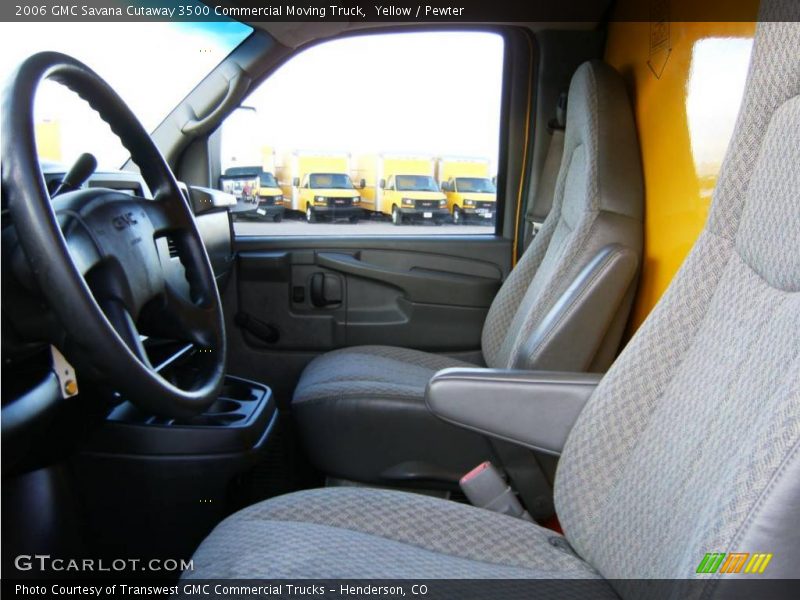 Yellow / Pewter 2006 GMC Savana Cutaway 3500 Commercial Moving Truck